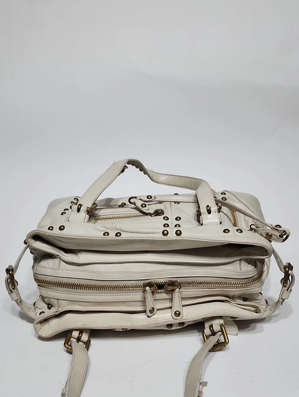 Louis Vuitton Suhali Aged Gold Rivet Hardware Tapioca Y2K Shoulder bag